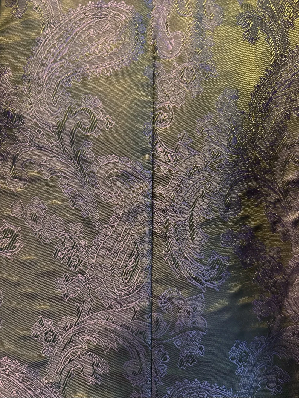 Purple Paisley Blazer - Stylish Evening Jacket